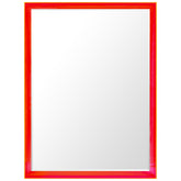 Crimson Mirror - Chromatic Acrylic Framed Beveled Mirrors
