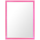 Blush Mirror - Chromatic Acrylic Framed Beveled Mirrors