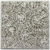 Web of Elegance - Hand Made Barkpaper on a Linen Backdrop Encased on a Clear Acrylic Box