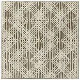 Infinite Grid - Hand Made Barkpaper on a Linen Backdrop Encased on a Clear Acrylic Box