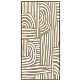 Whispered Threads - Raised Puff Print on Framed Burlap