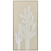 Rustic Elegance - Raised Puff Print on Framed Linen