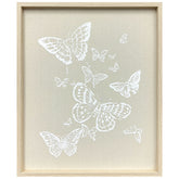 Ethereal Wings - Raised Puff Print on Framed Linen