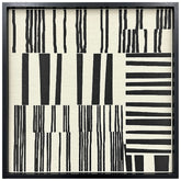 Linear Symphony - Raised Puff Print on Framed Linen