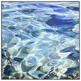 Dancing Reflections - Hand Painted Textured Aluminum Wall Art.