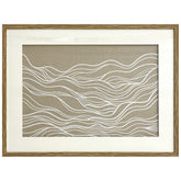 Threads of Time - Framed Raised Puff Print Under Glass