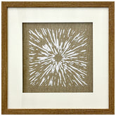 Radiant Symmetry - Framed Raised Puff Print Under Glass