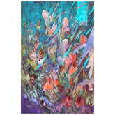 Blue Floral Efflorescence