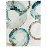 Blue Gold Rings