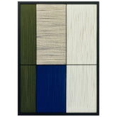 Bauhaus Palette - Contemporary Artistry Meticulously Crafted with Woven Threads