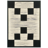 Abstract Harmony - Contemporary Artistry Meticulously Crafted with Woven Threads
