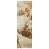 "Golden Layers II" Abstract artwork Rendered on Gold Shagreen Gallery Wrapped Wall Art, sized 72"x22"