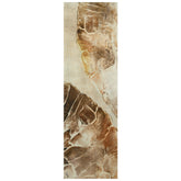 "Golden Layers I" Abstract artwork Rendered on Gold Shagreen Gallery Wrapped Wall Art, sized 72"x22"