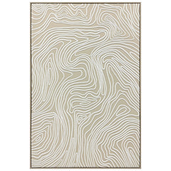Ethereal Drift - Raised Puff Print on Framed Linen