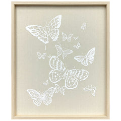Ethereal Wings - Raised Puff Print on Framed Linen