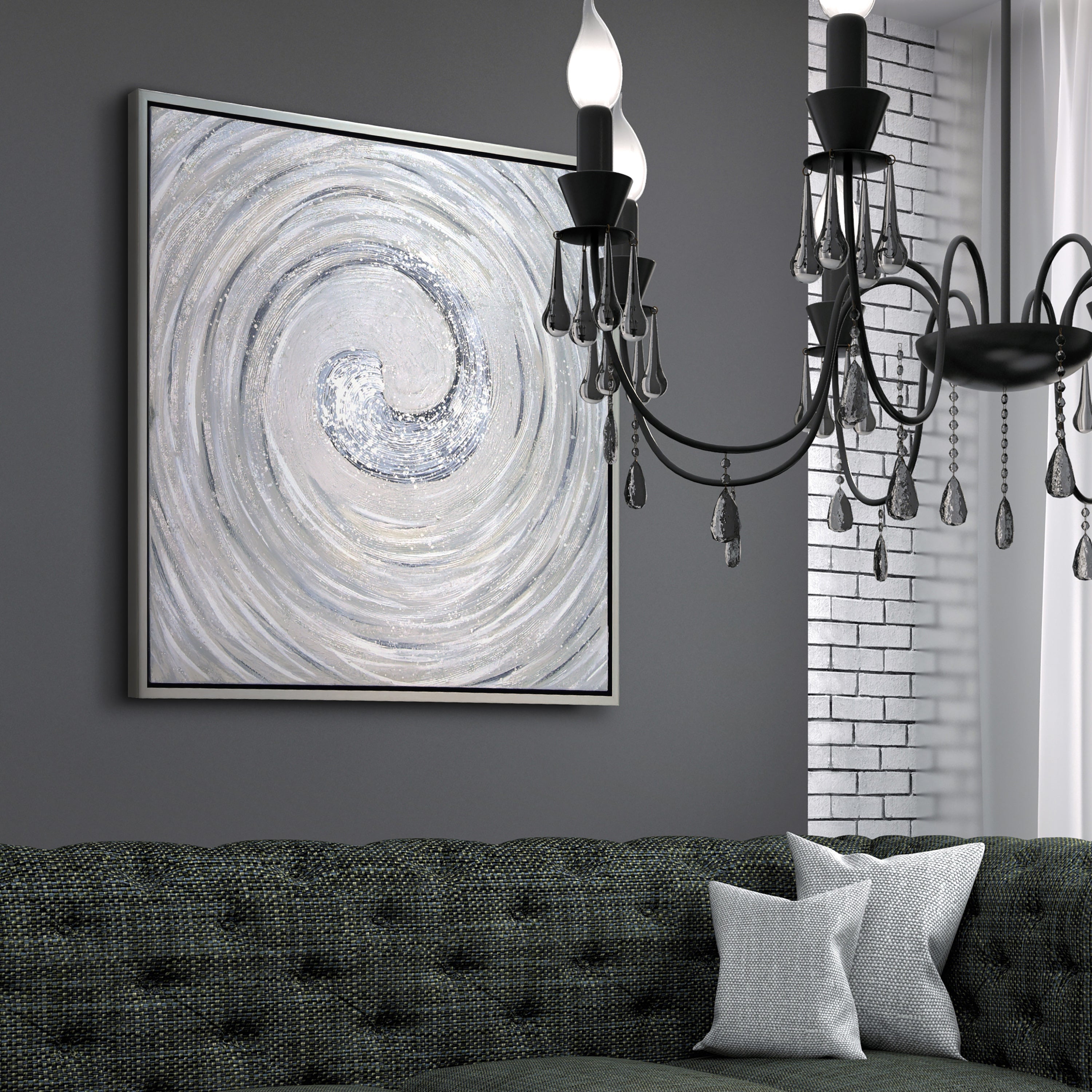 Silver Swirl