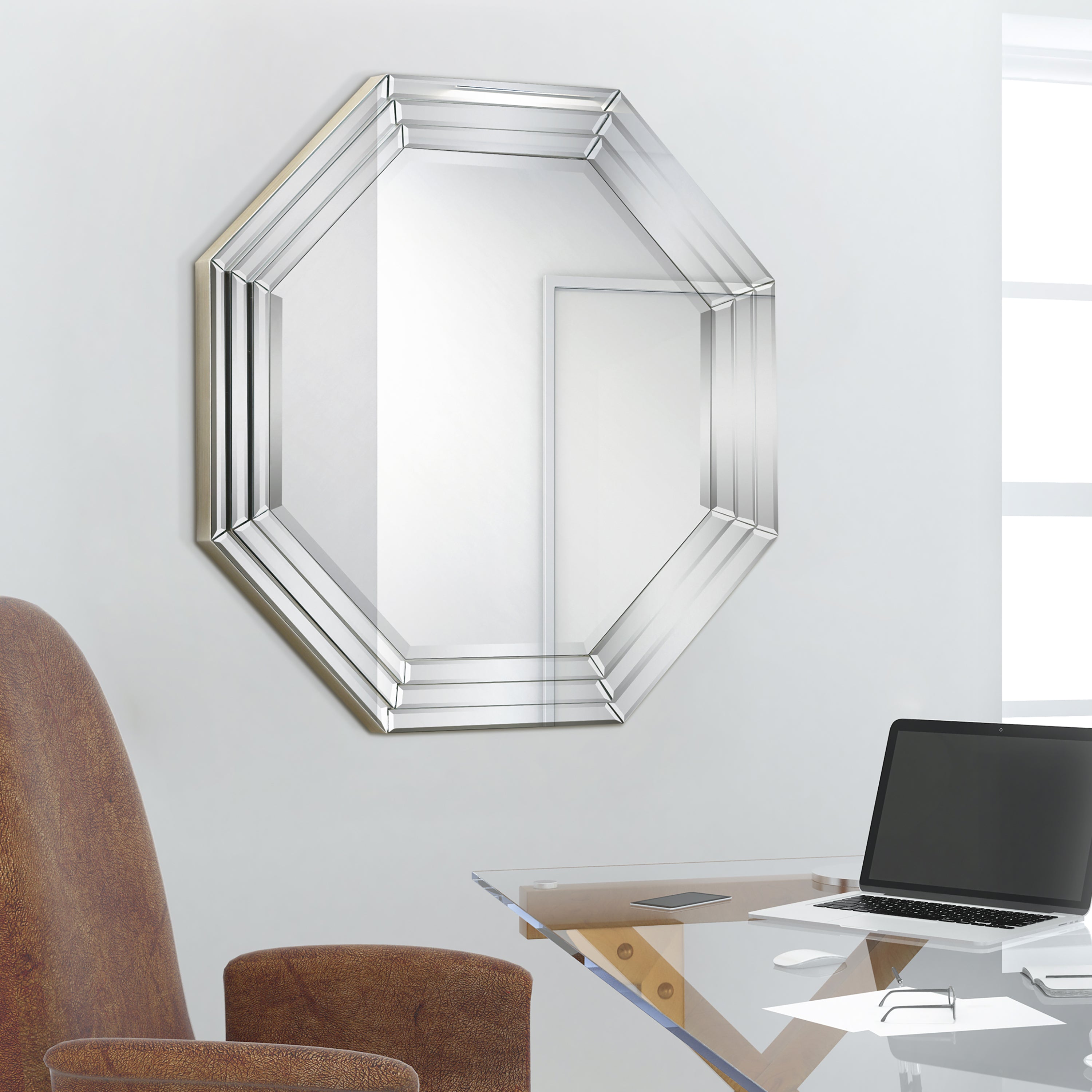 Multi Faced Octagonal Mirror