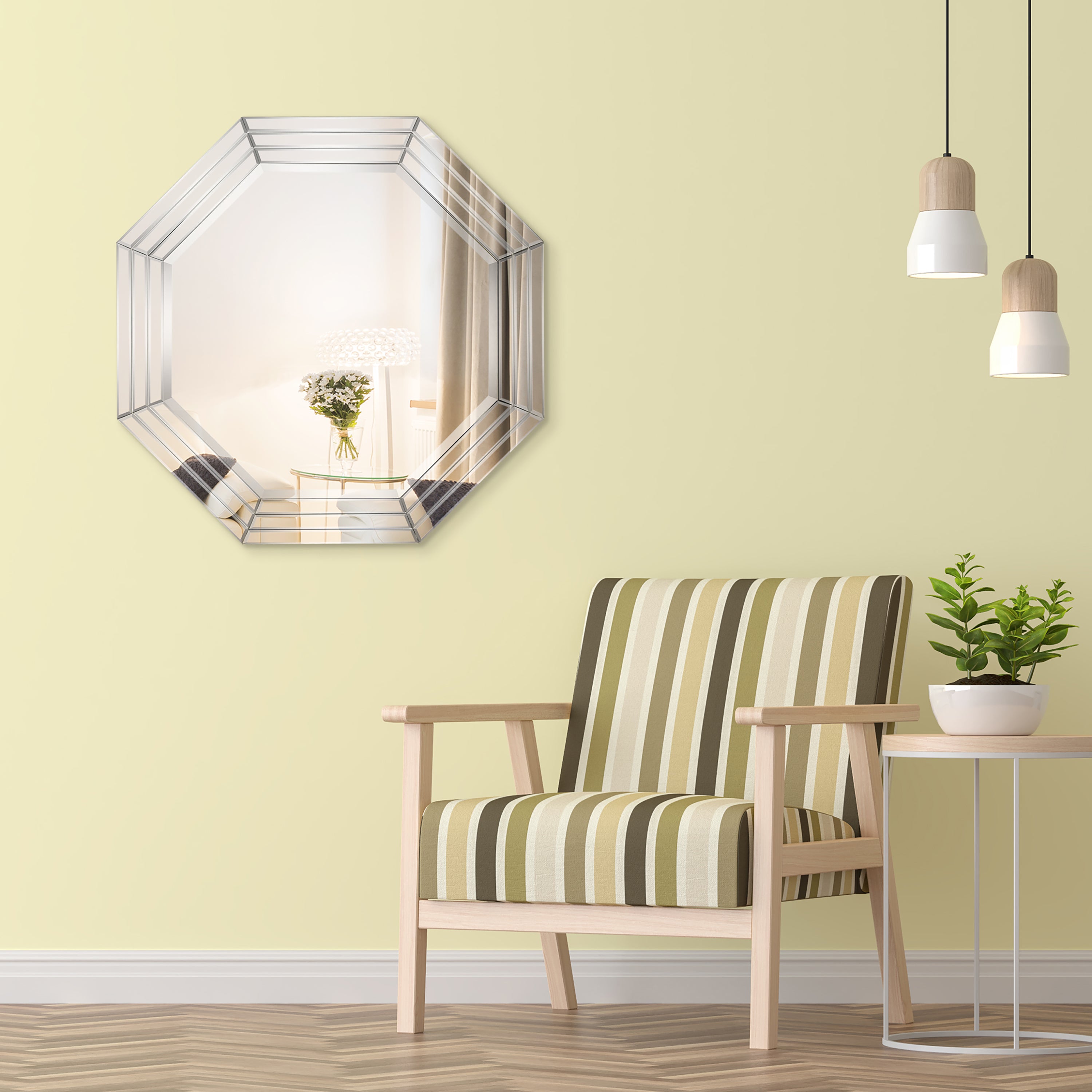 Multi Faced Octagonal Mirror