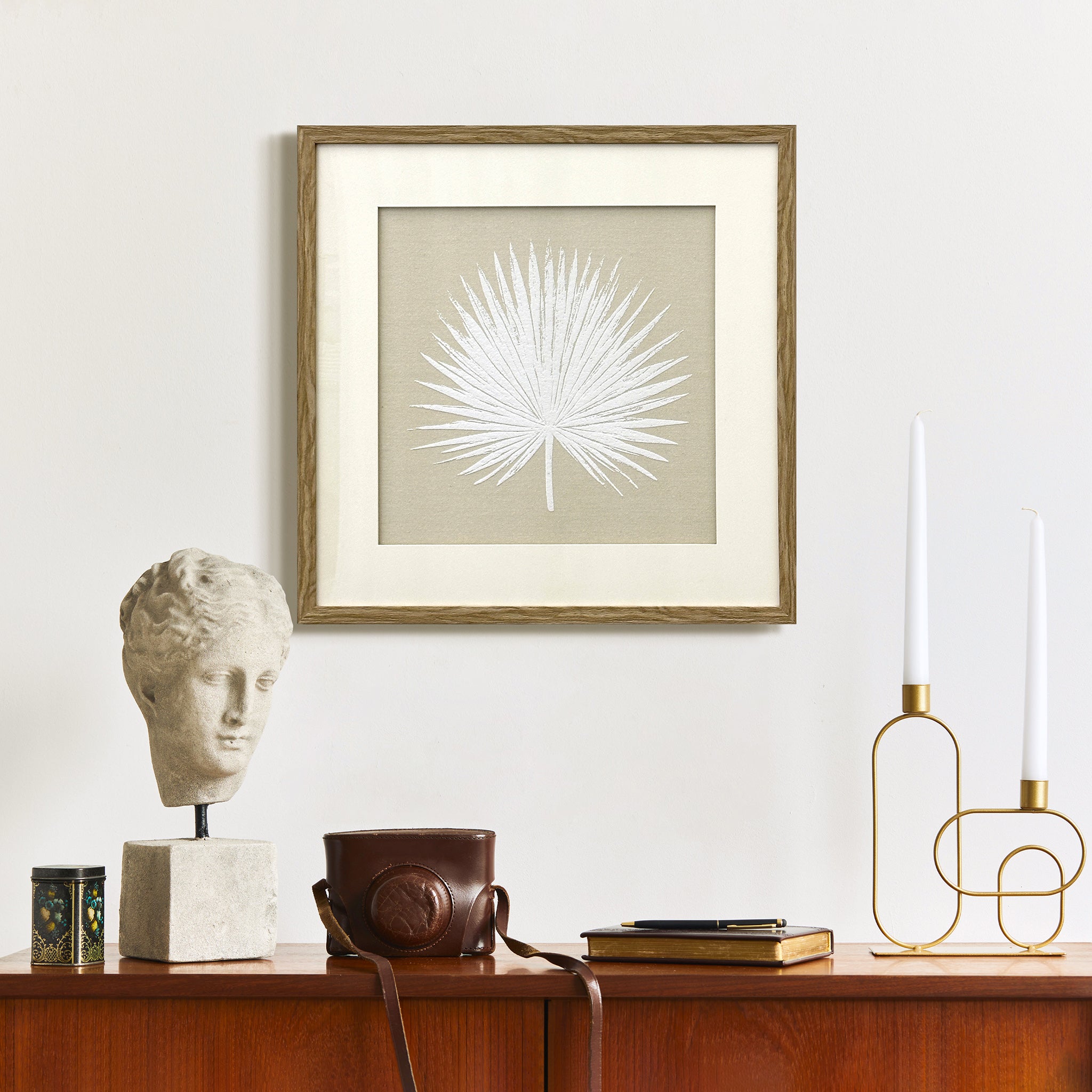 Branches of Light - Framed Raised Puff Print Under Glass