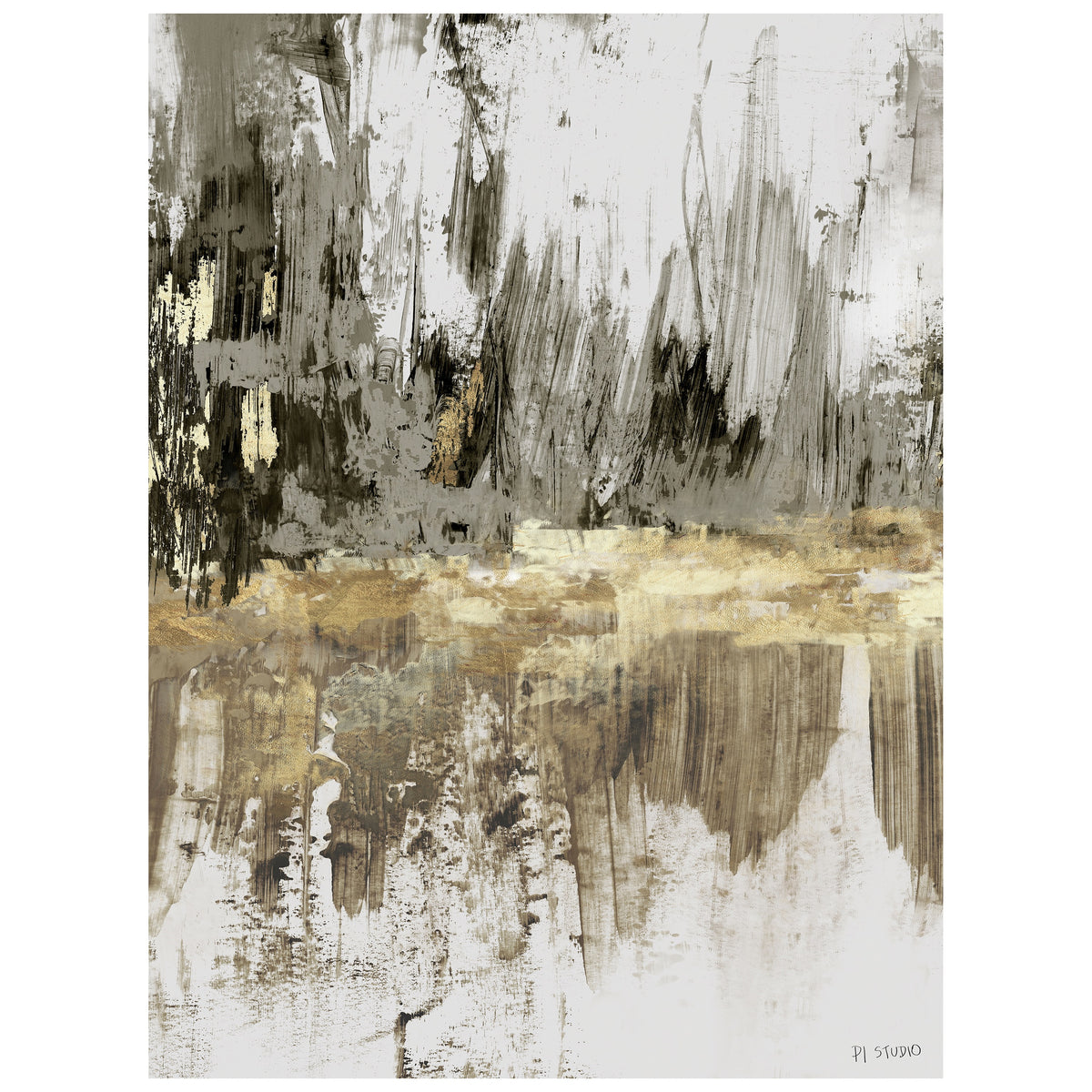 Modern City Scape Reflection II